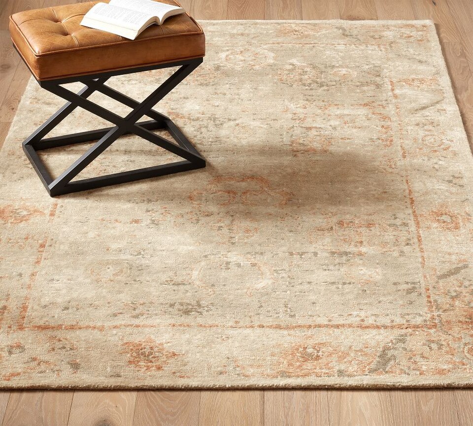 Nahla HandTufted Wool Rug Pottery Barn Australia